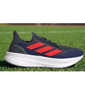 $180 Adidas Ultraboost 5X Running Shoes Dark Blue Lucid Red